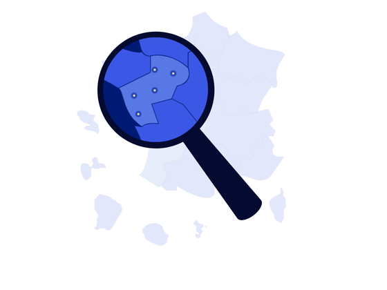 Carte des Udaf de la région Pays de la Loire